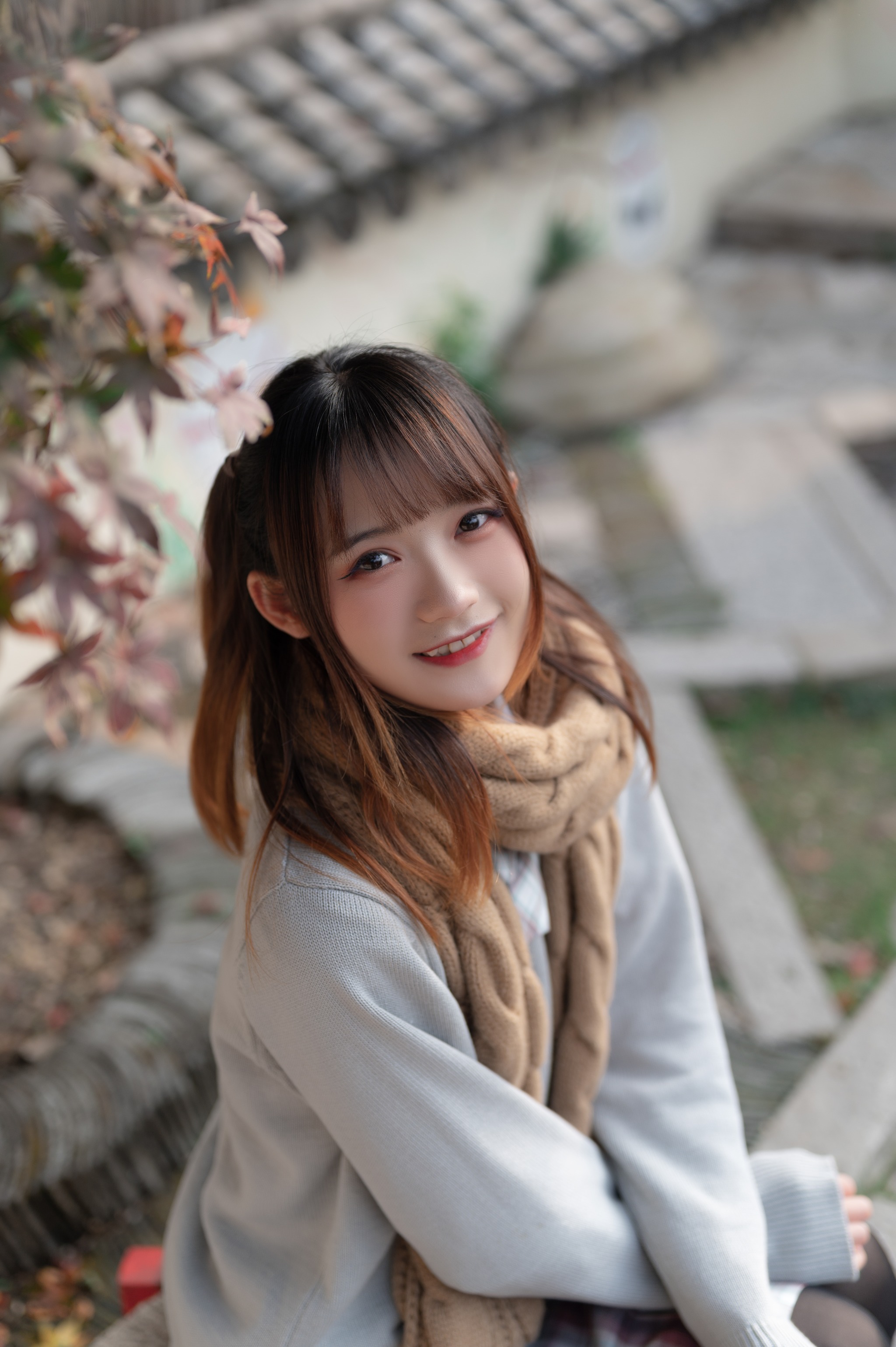 图片[1]-兔子Zzz不吃胡萝卜 – NO.069 秋天的裙摆[42P]-XikXak